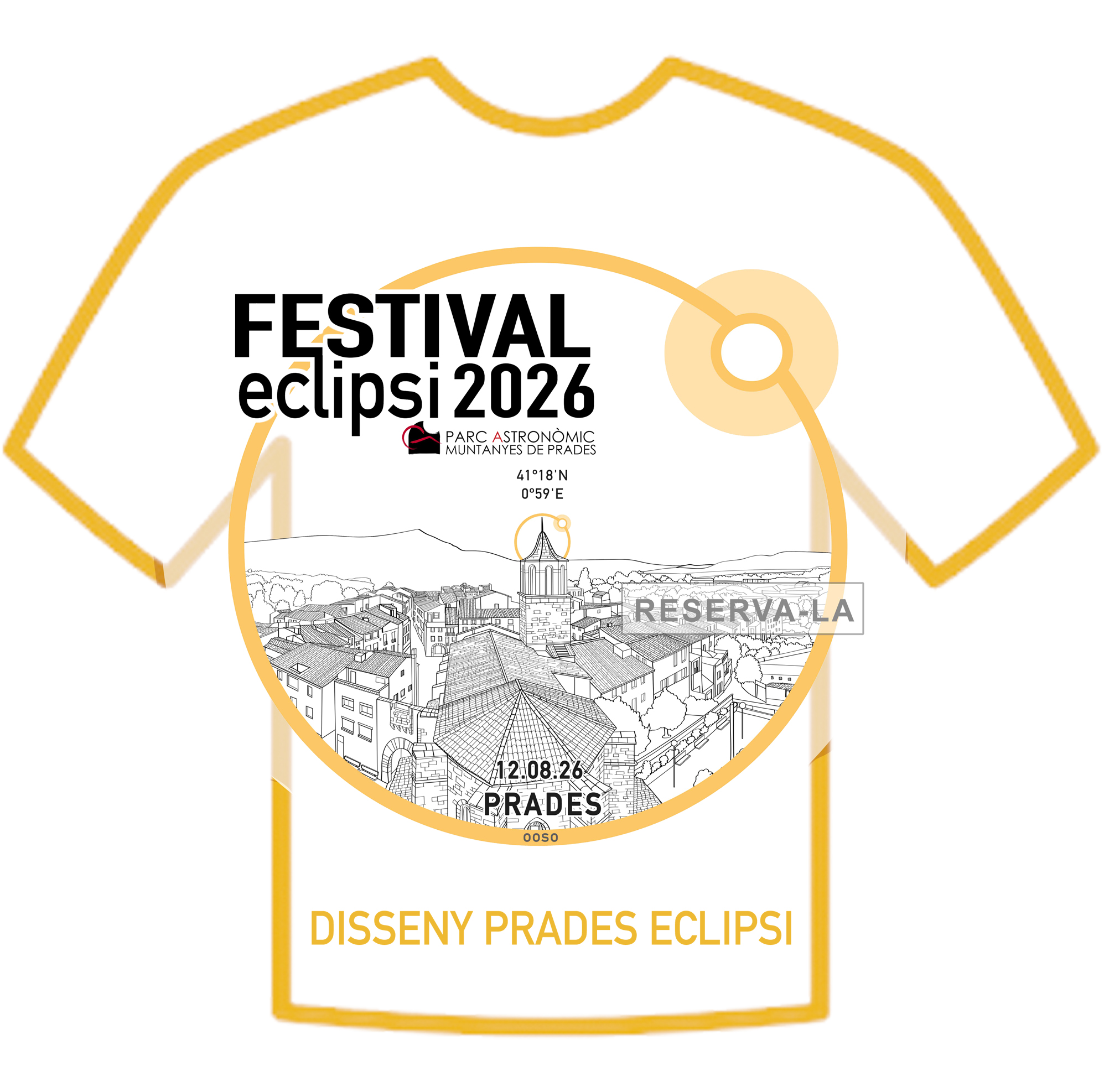 TSHIRT-SAMARRETA FESTIVAL ECLIPSI - Imagen 2