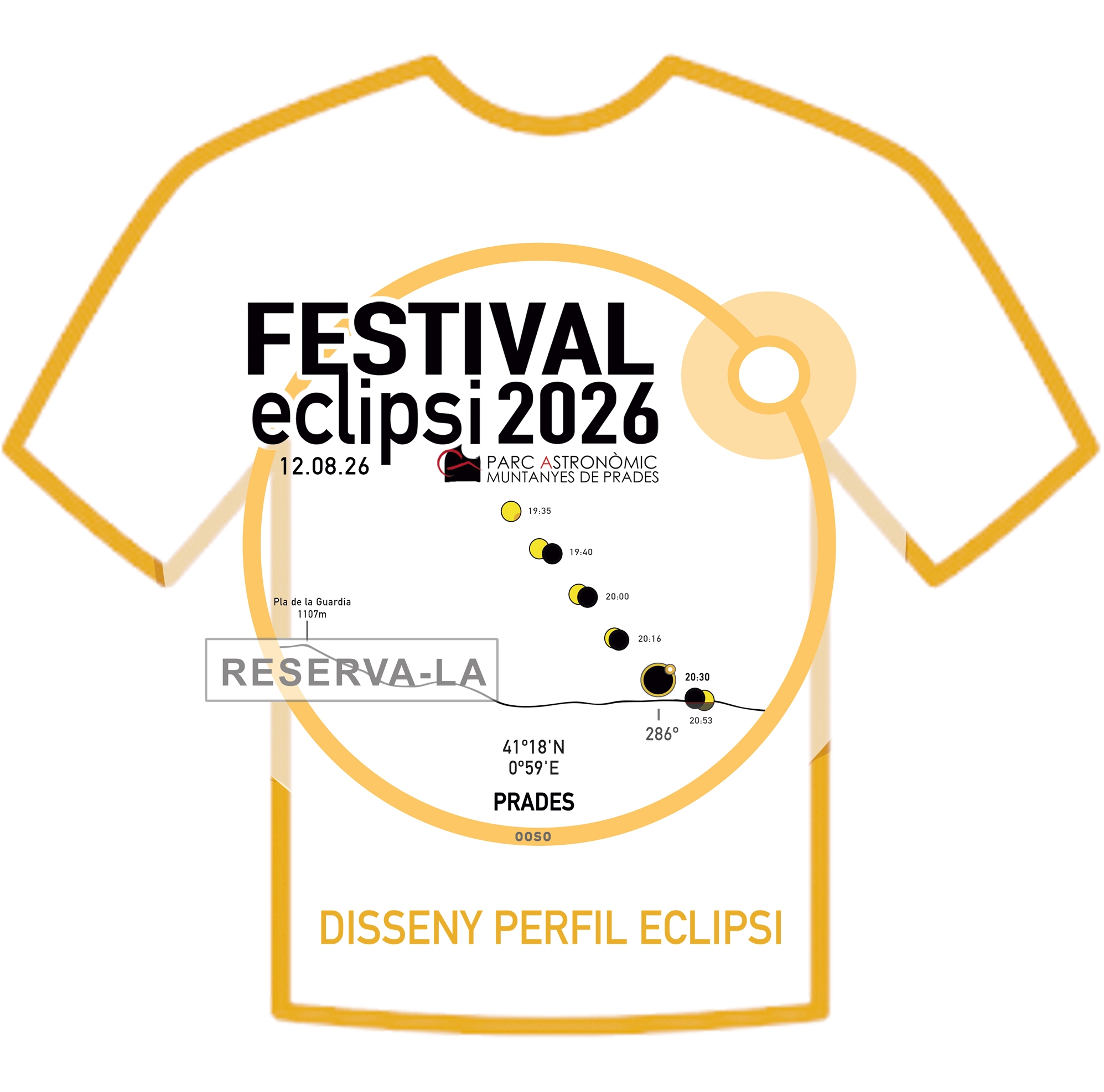 TSHIRT-SAMARRETA FESTIVAL ECLIPSI - Imagen 3